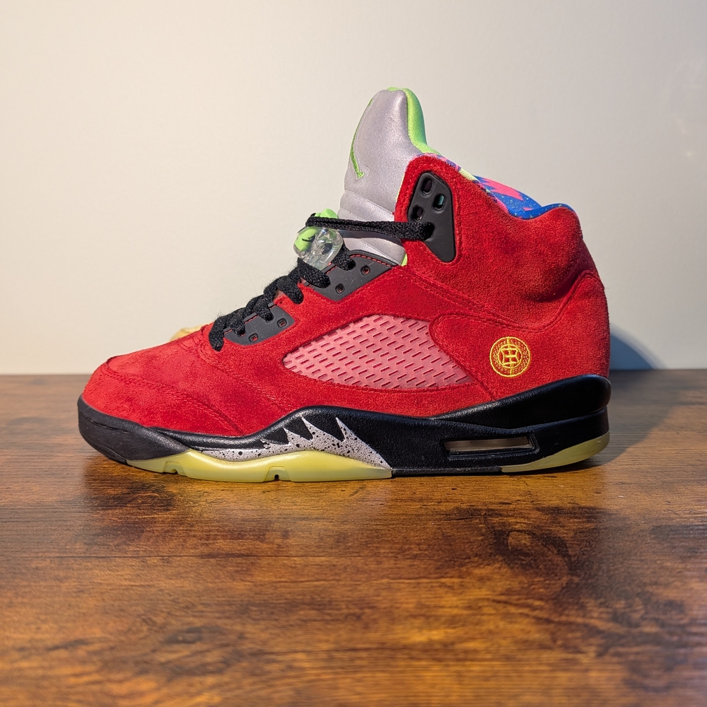 Air Jordan 5 Retro SE "What The" - CZ5725-700 - Men's Size 9 - Picture 2 of 8